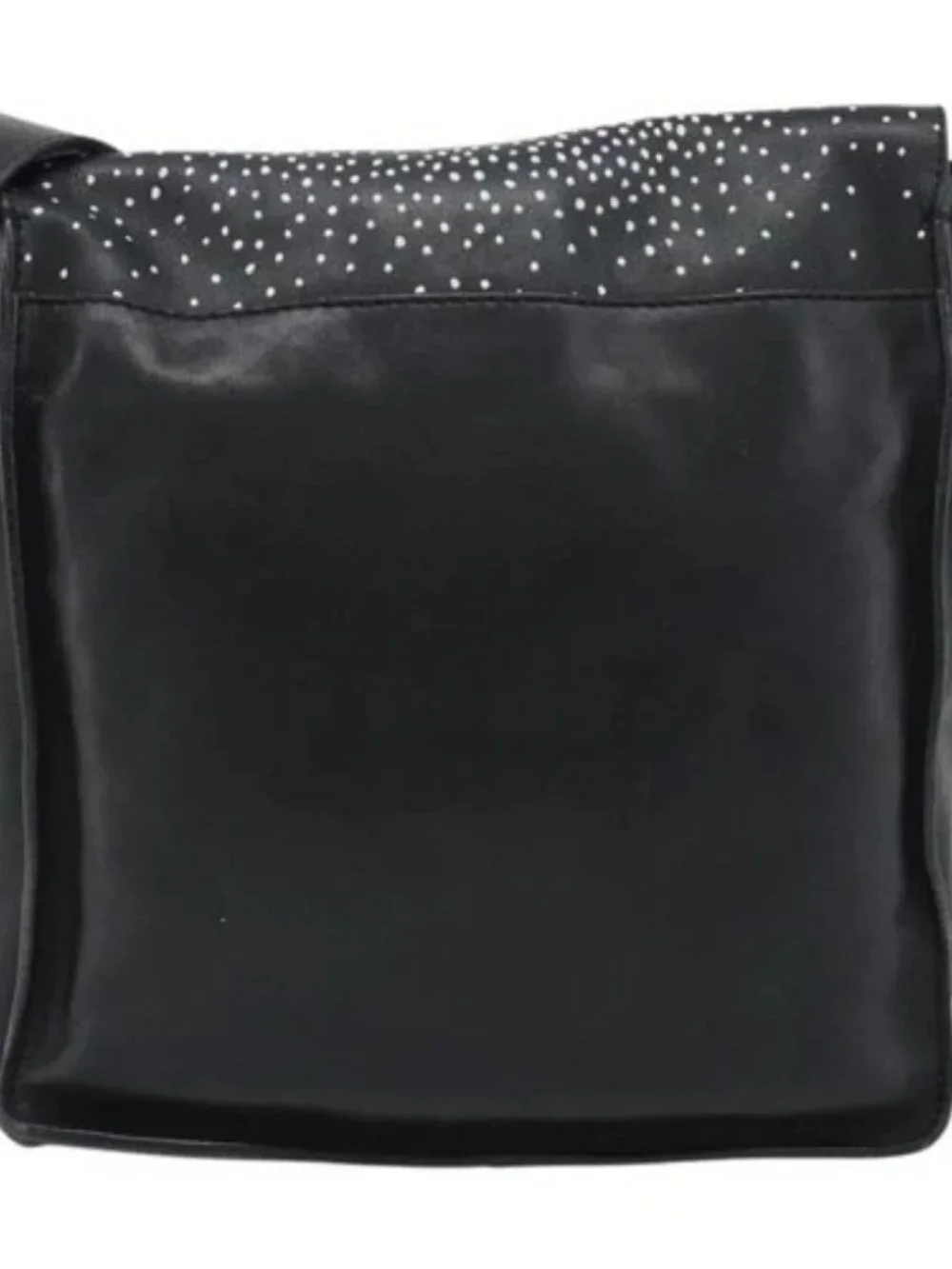 CHANEL Shoulder Bag Lamb Skin Black Silver CC Auth 184867SAM